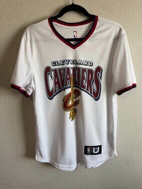 Men's NBA Cleveland Cavaliers Underrated Golf White Jersey Size Small